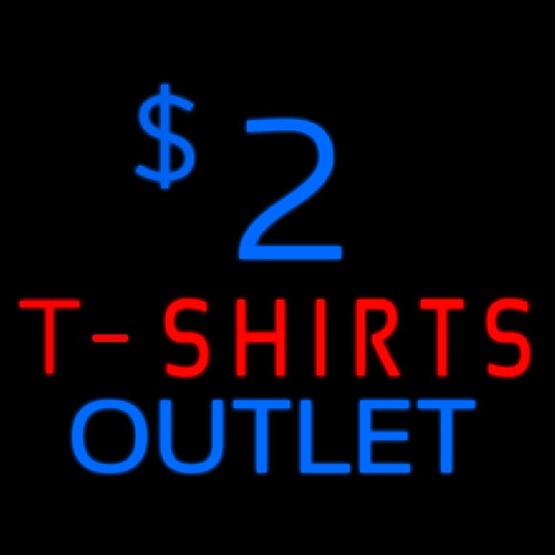 2 T Shirt Outlet Neonkyltti