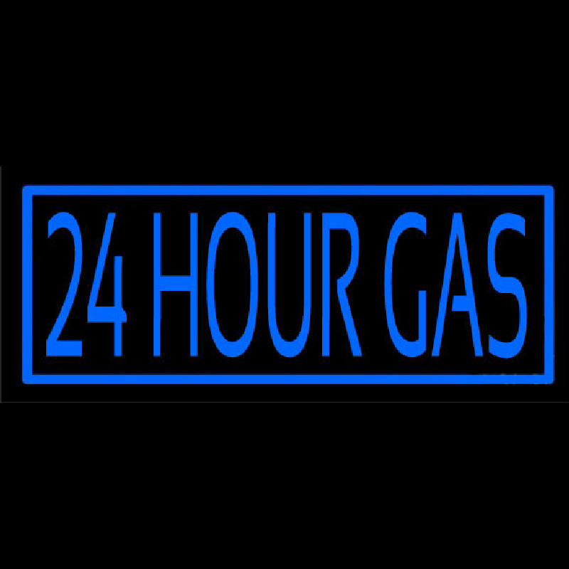 24 Hour Gas Neonkyltti