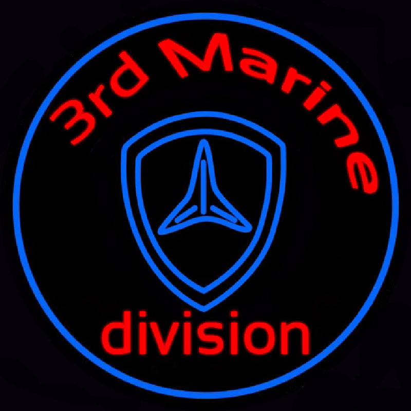 3rd Marine Division In Round Neonkyltti