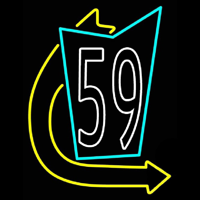 59 Road Neonkyltti