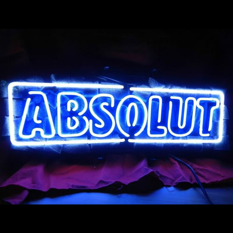 Absolute Vodka Olut Baari Neonkyltti