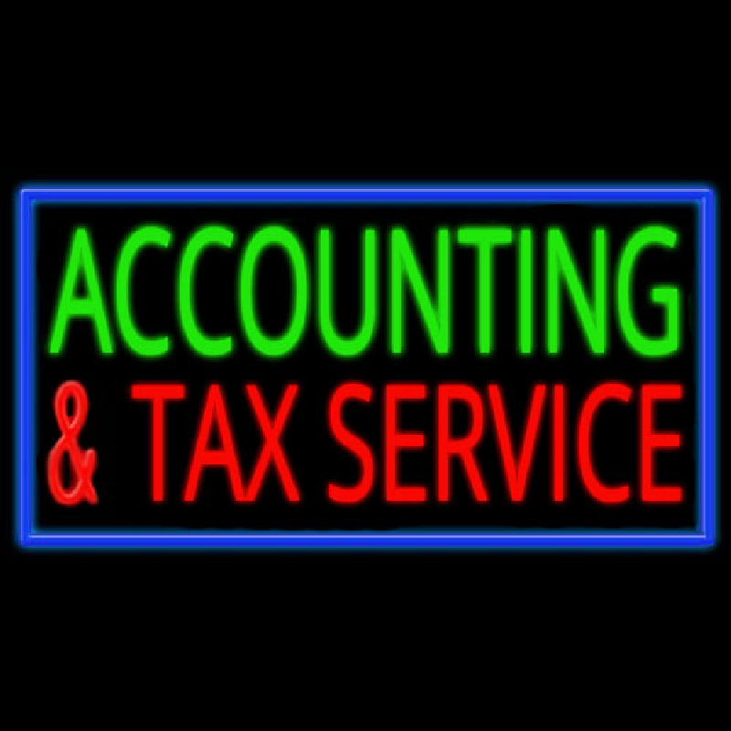 Accounting And Services Neonkyltti