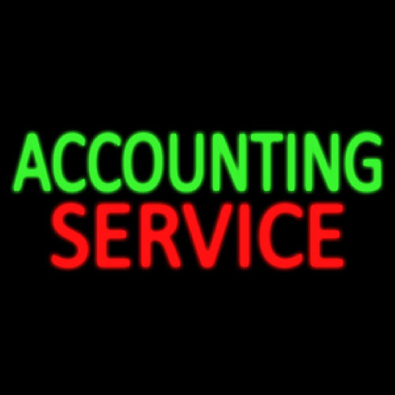 Accounting Service Neonkyltti