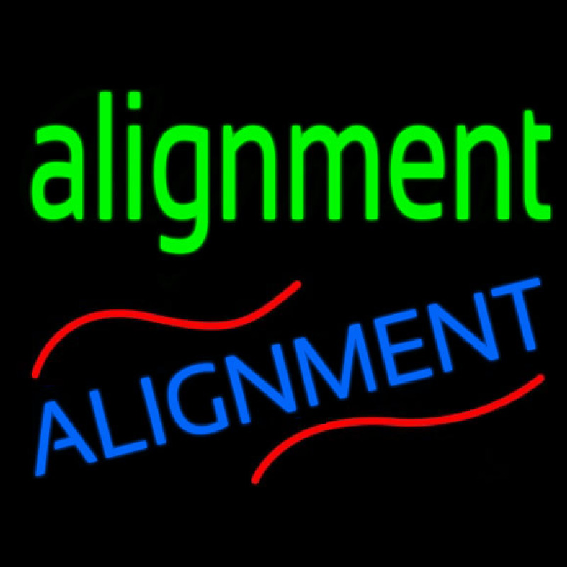 Alignment Neonkyltti