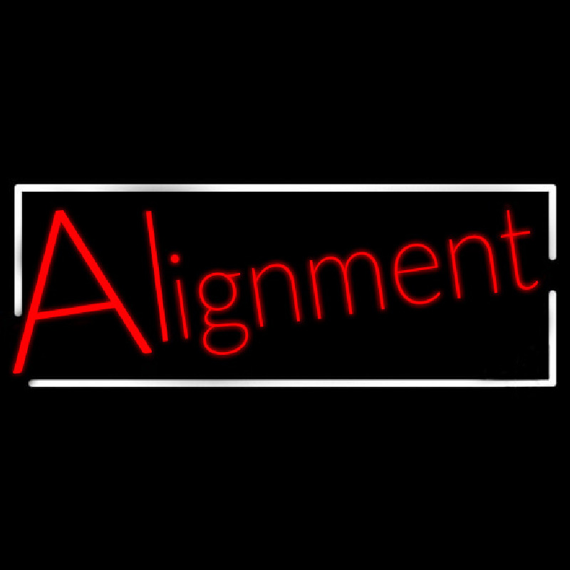 Alignment Neonkyltti