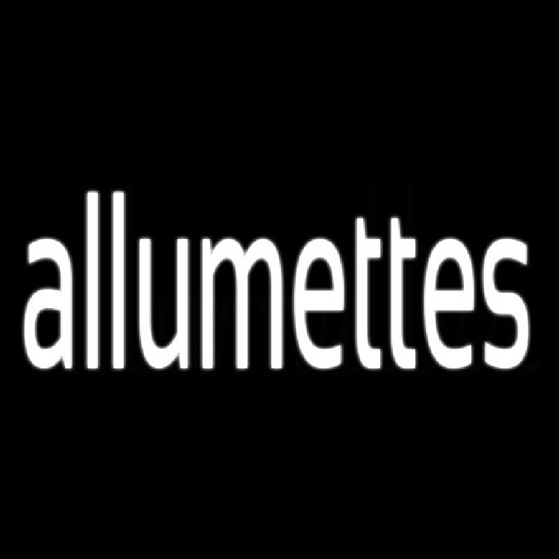 Allumettes Neonkyltti