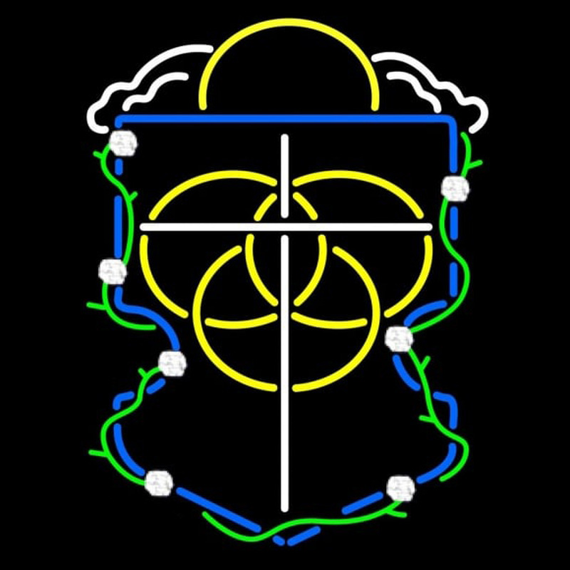 Alpha Omega Epsilon Logo Neonkyltti