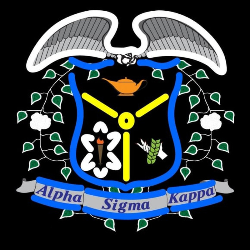 Alpha Sigma Kappa Logo Neonkyltti