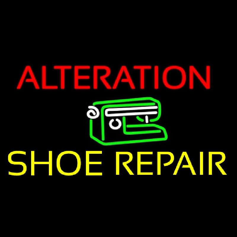 Alteration Shoe Repair Block Neonkyltti