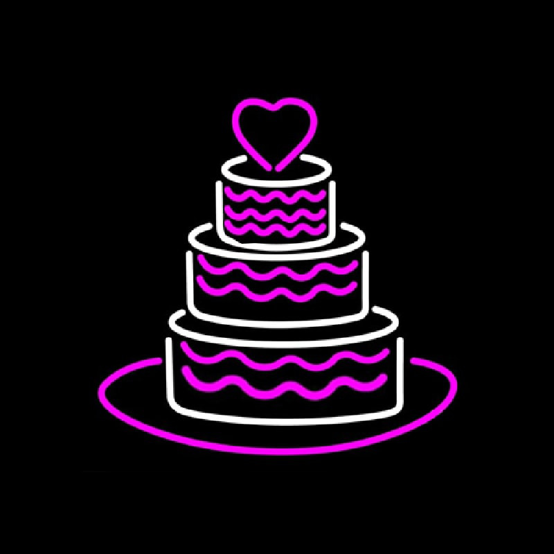 Anniversary Cake Neonkyltti