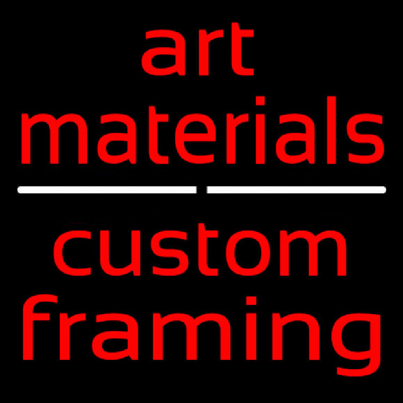 Art Materials Custom Framing Neonkyltti