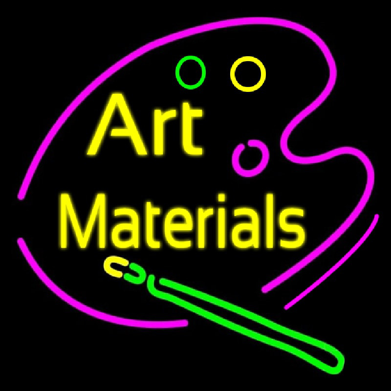 Art Materials Neonkyltti