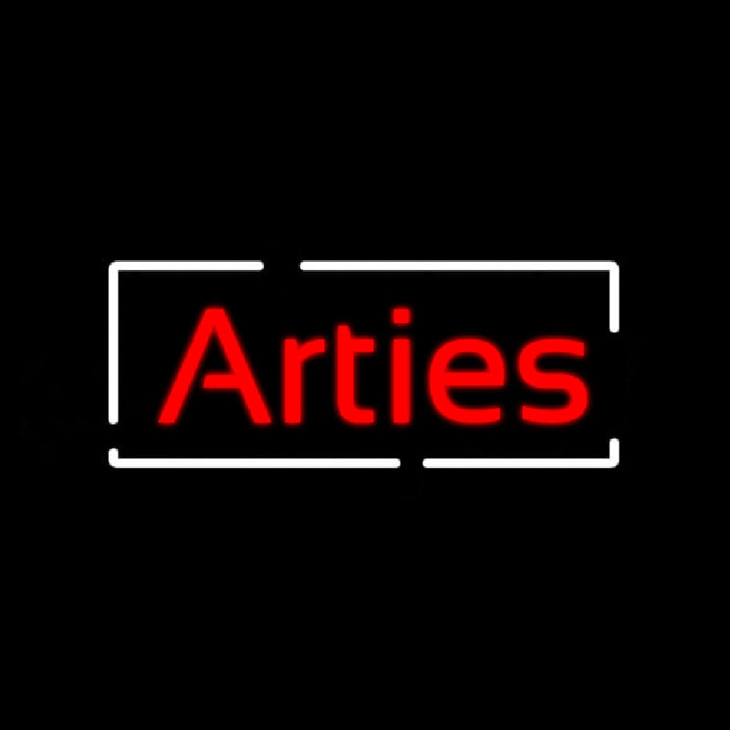 Arties With Border Neonkyltti