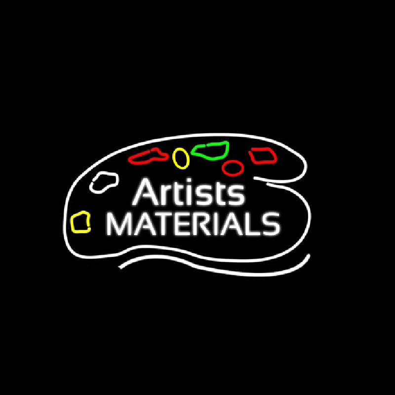 Artists Materials Neonkyltti