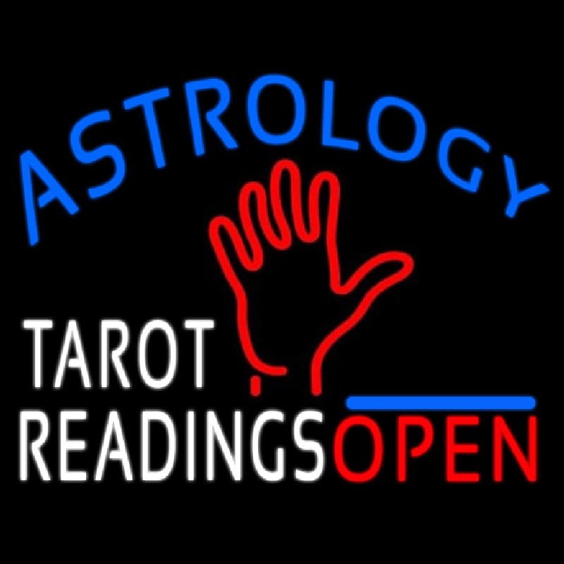 Astrology Tarot Readings Open Neonkyltti