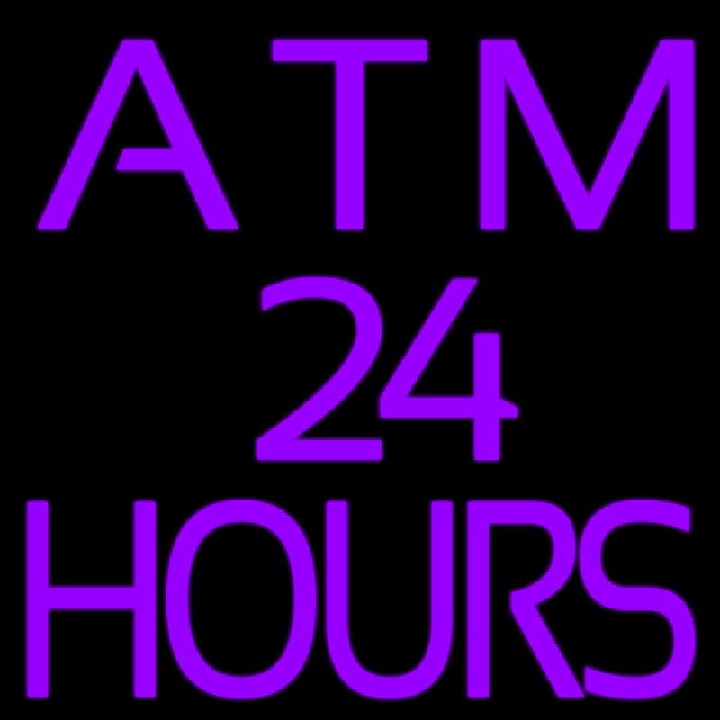 Atm 24 Hrs Neonkyltti