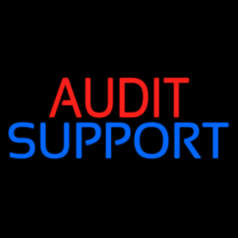 Audit Support Neonkyltti