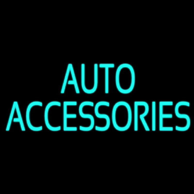 Auto Accessories Block Neonkyltti