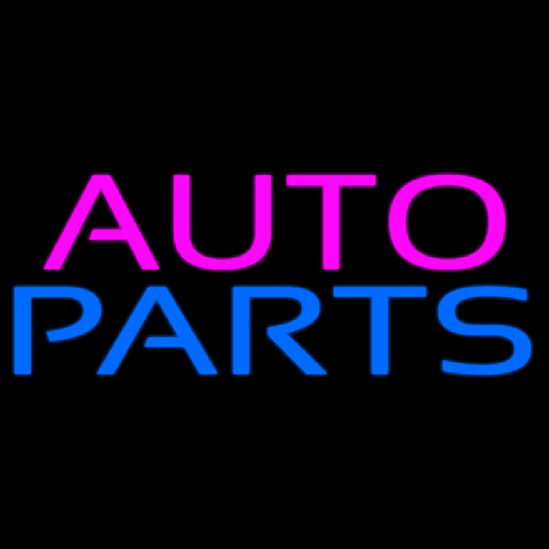 Auto Parts Block Neonkyltti