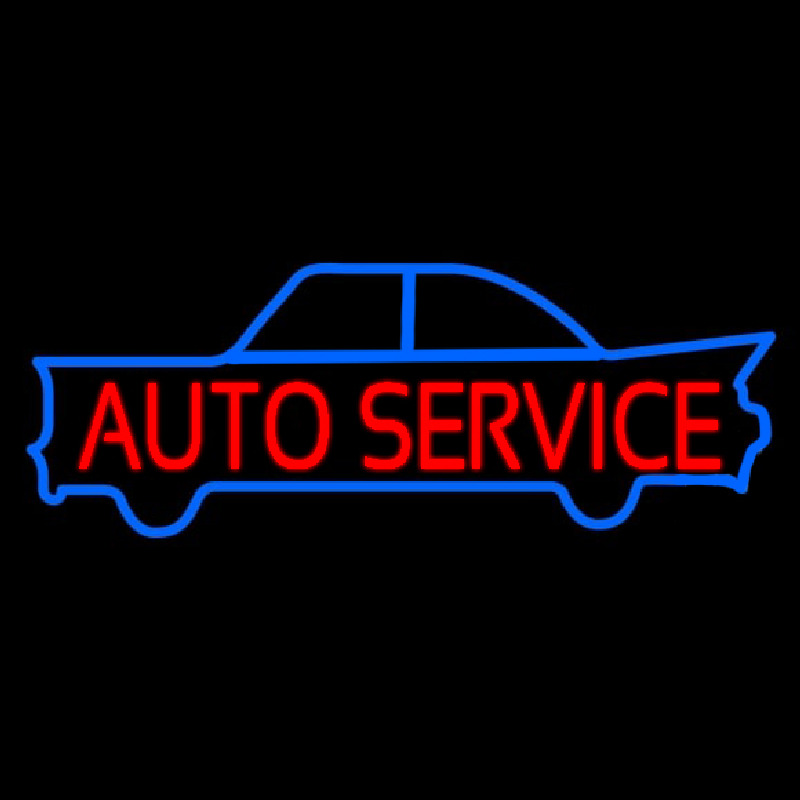 Auto Service Neonkyltti