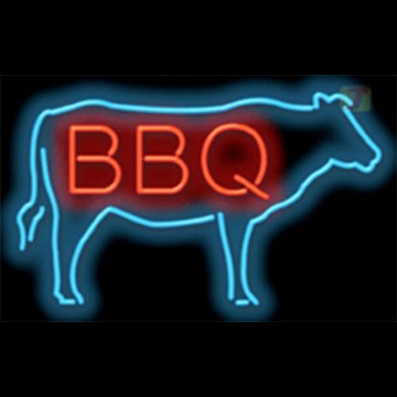 BBQ COW Neonkyltti