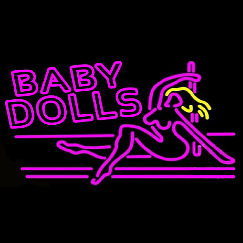 Baby Dolls Girls Strip Club Neonkyltti