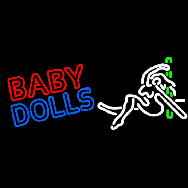 Baby Dolls Girls Strip Club Neonkyltti