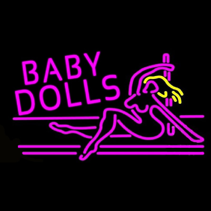 Baby Dolls Girls Strip Club Neonkyltti