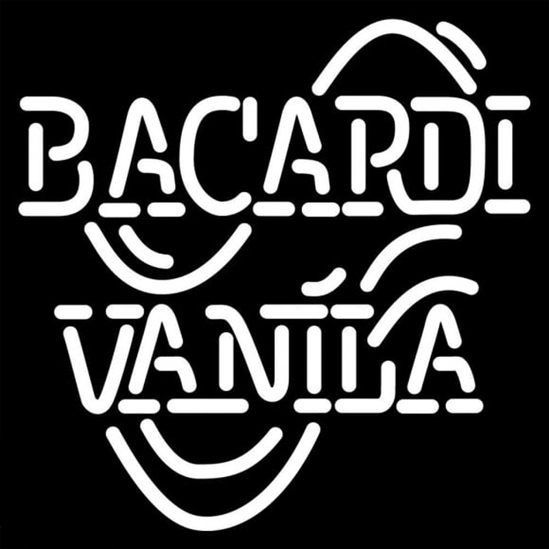 Bacardi Vanila Rum Sign Neonkyltti