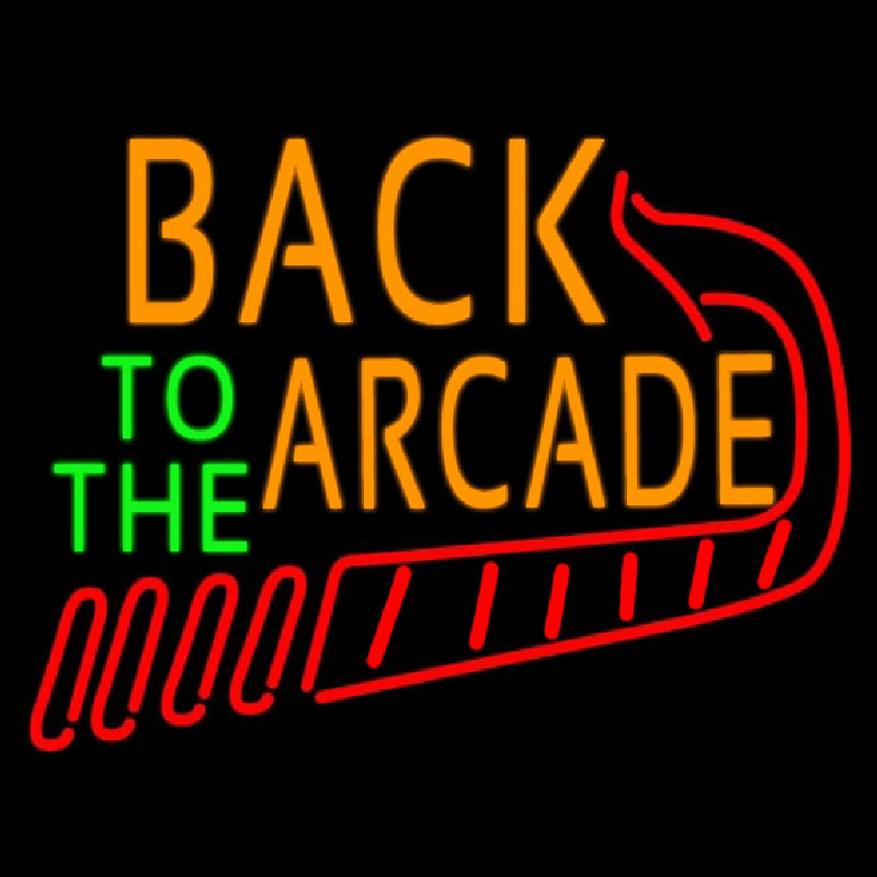 Back To The Arcade Neonkyltti