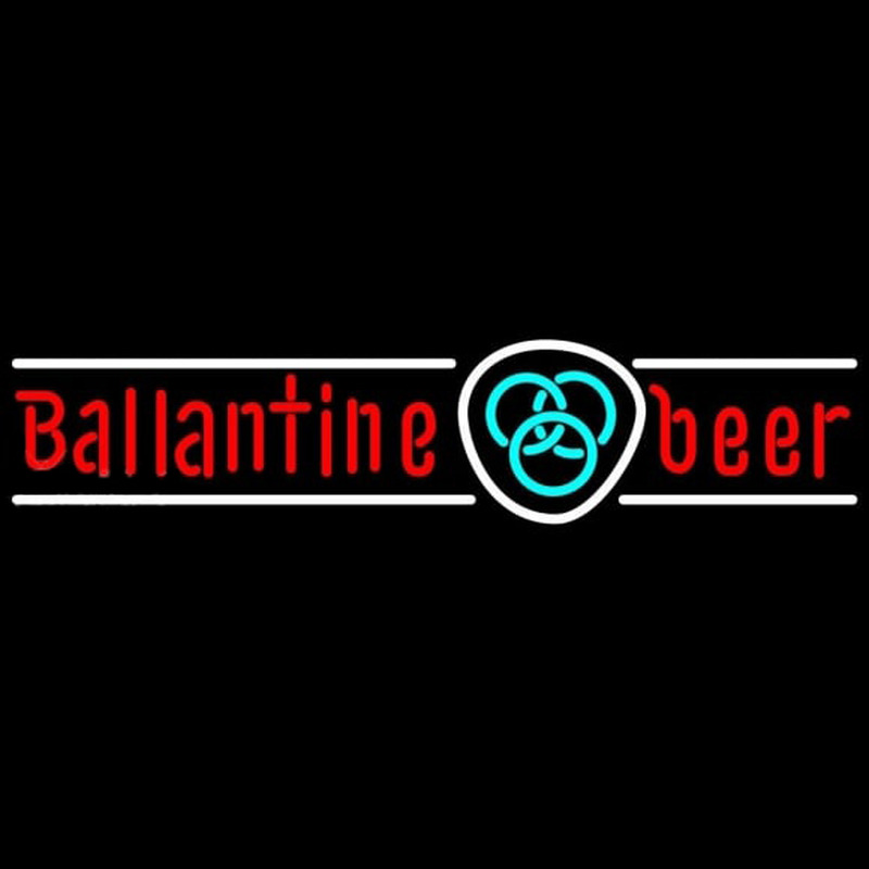 Ballantine Blue Logo Beer Sign Neonkyltti