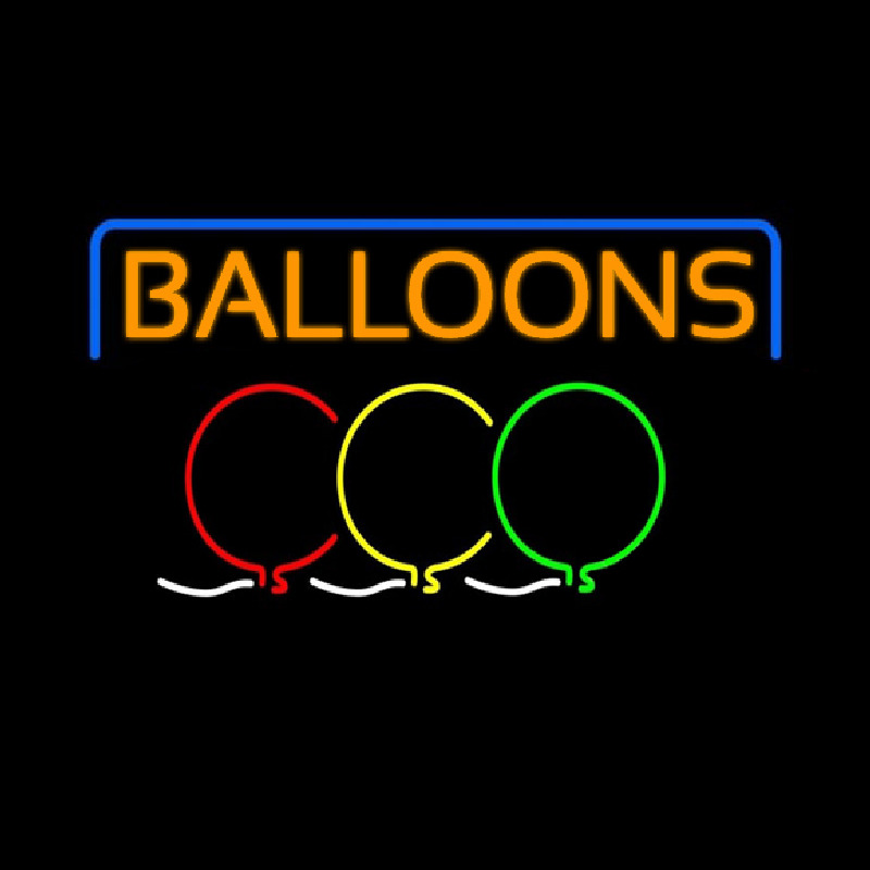 Balloon Block Colored Logo Neonkyltti