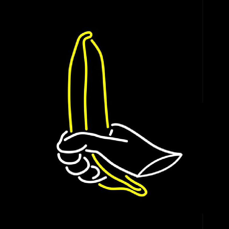 Banana In Hand Neonkyltti
