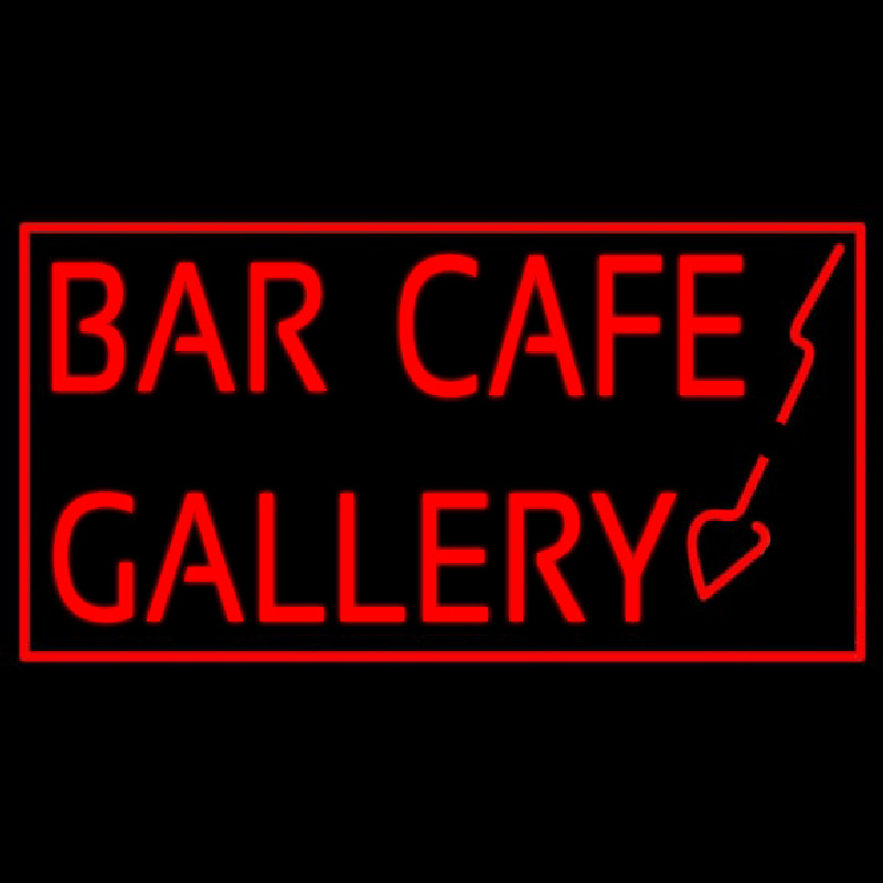 Bar Cafe Gallery Neonkyltti