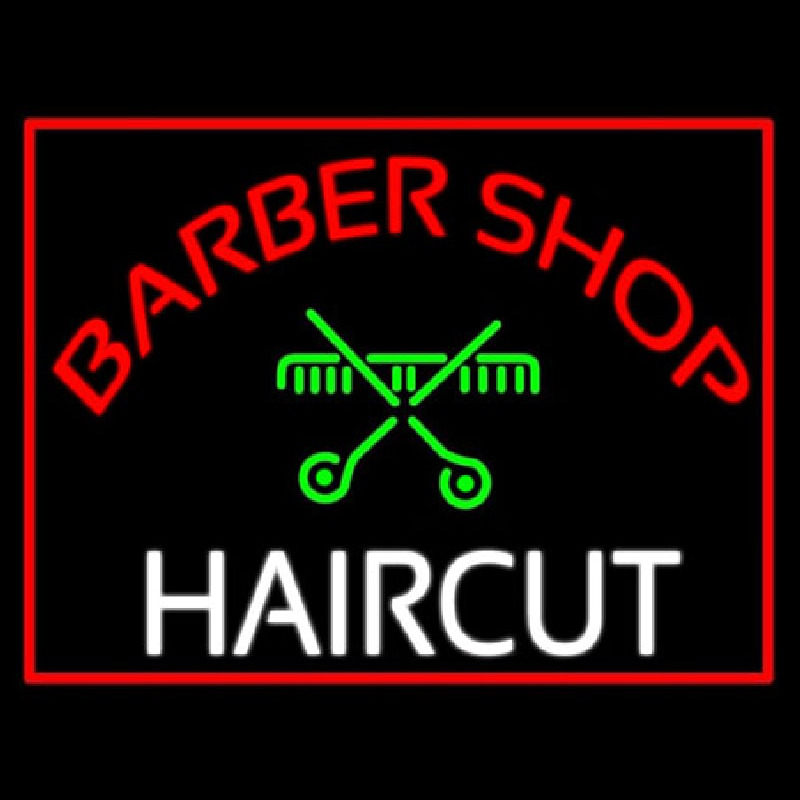 Barbershop Haircut  Neonkyltti