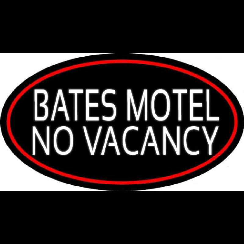 Bates Motel No Vacancy Neonkyltti