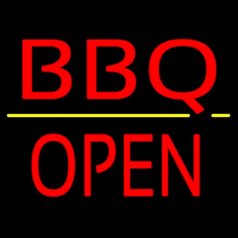Bbq Block Open Neonkyltti
