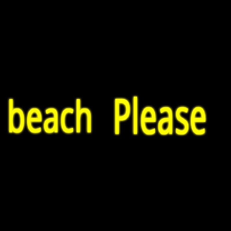 Beach Please Neonkyltti