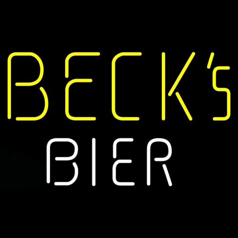 Becks Bier Beer Neonkyltti
