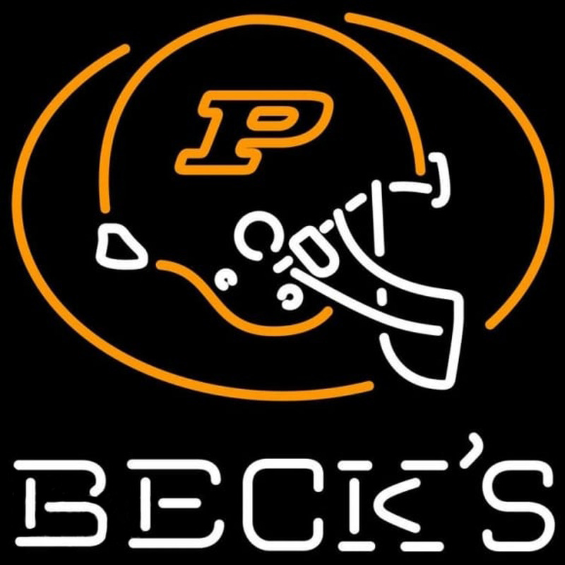 Becks Purdue University Calumet Beer Sign Neonkyltti