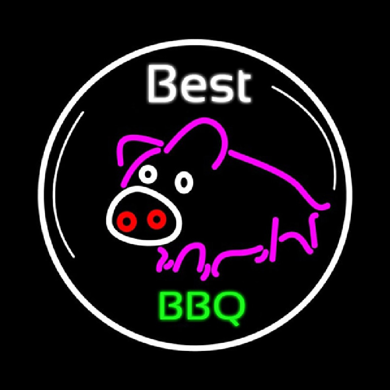 Best BBQ Pig Neonkyltti