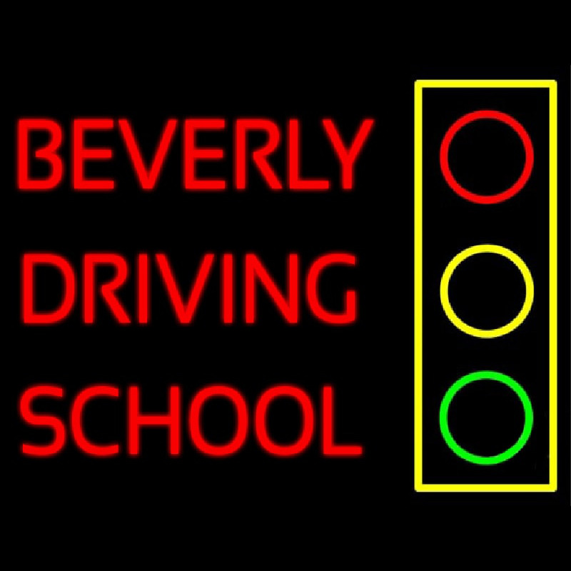 Beverly Driving School Neonkyltti