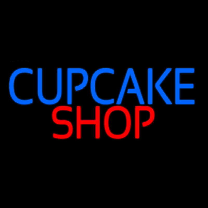 Block Cupcake Shop Neonkyltti