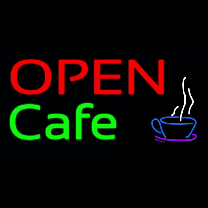 Block Open Cafe Neonkyltti