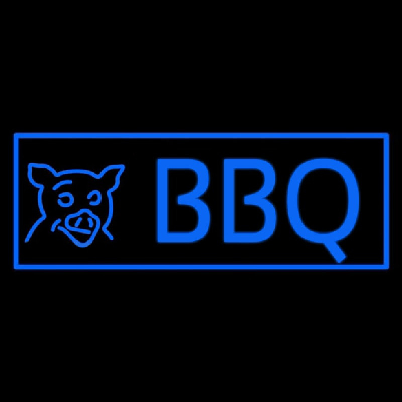 Blue Bbq Neonkyltti