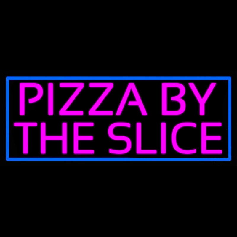 Blue Border Pizza By The Slice Neonkyltti