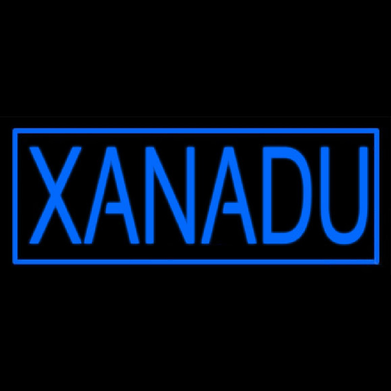Blue Border Xanadu Neonkyltti