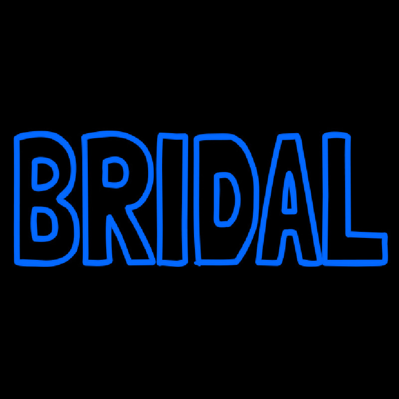 Blue Bridal Block Neonkyltti