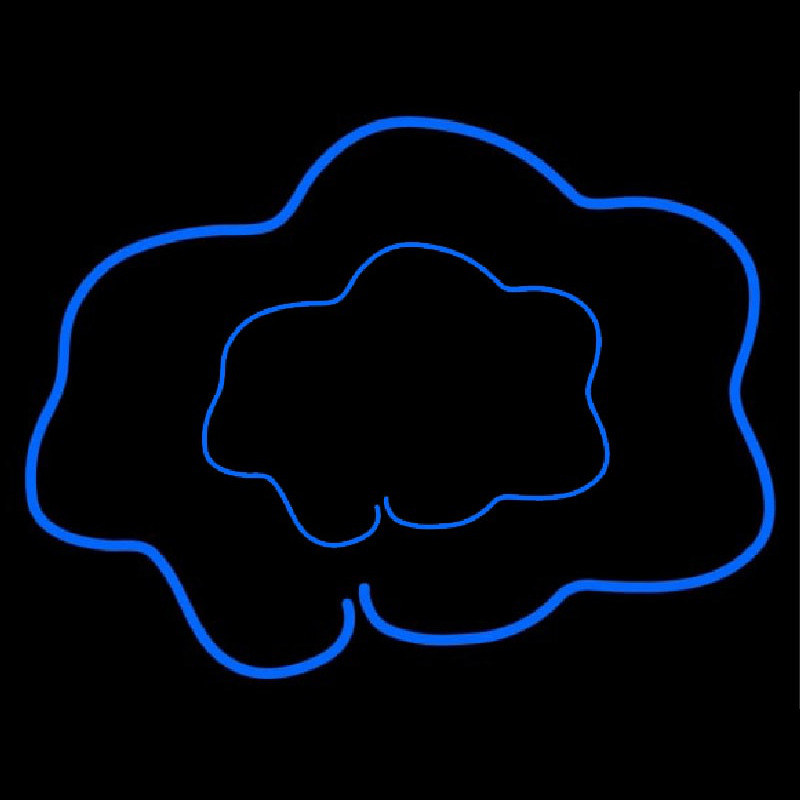 Blue Cloud Neonkyltti