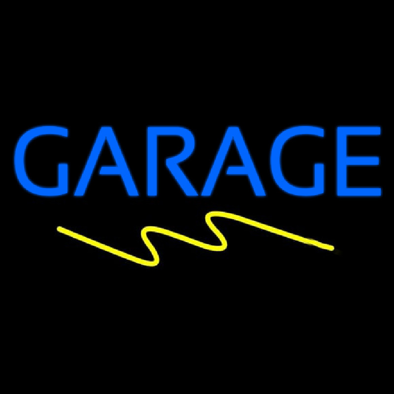 Blue Garage Neonkyltti